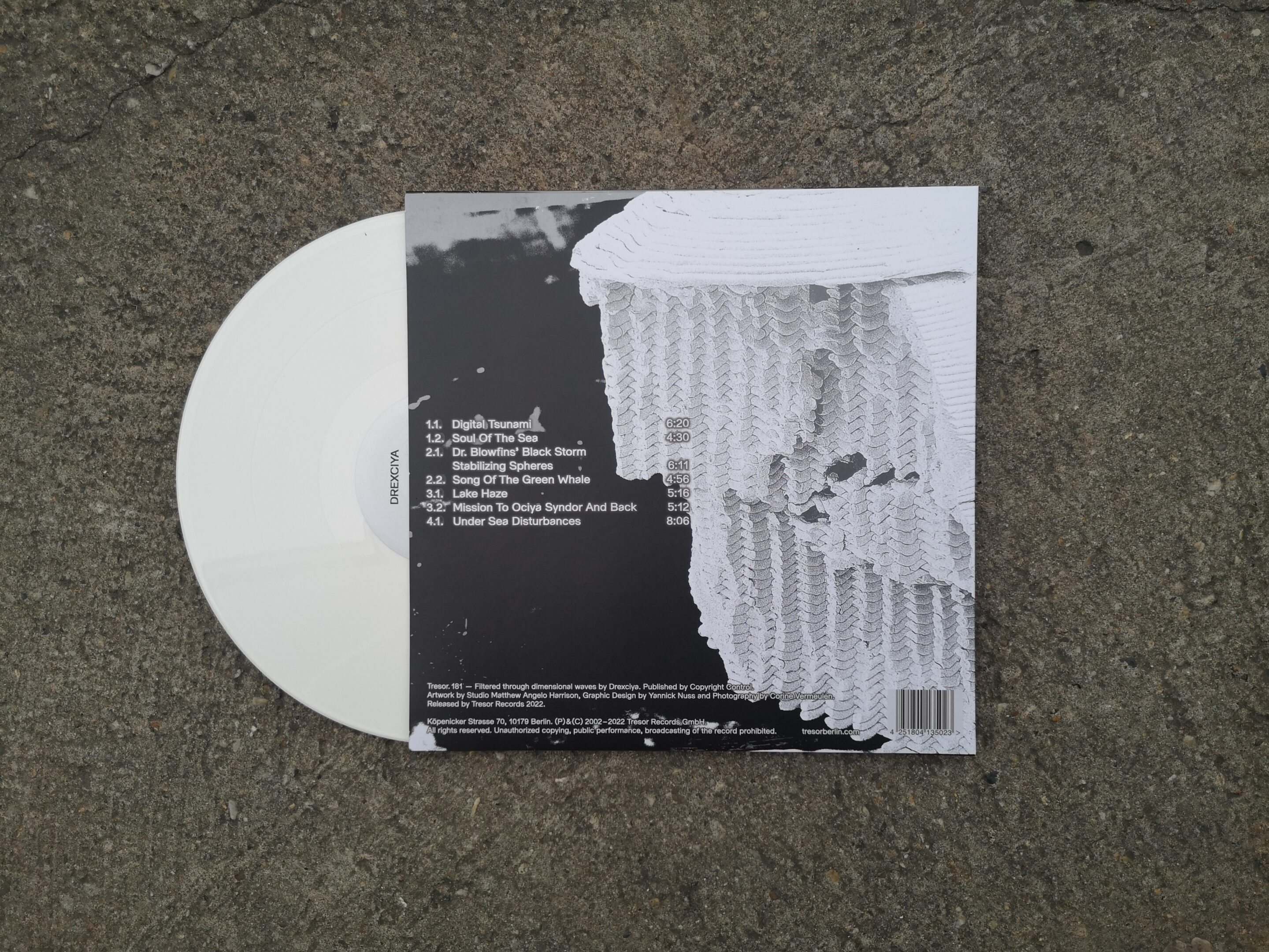 Drexciya I Harnessed The Storm I Tresor.181XC | 2LP I White Vinyl ...