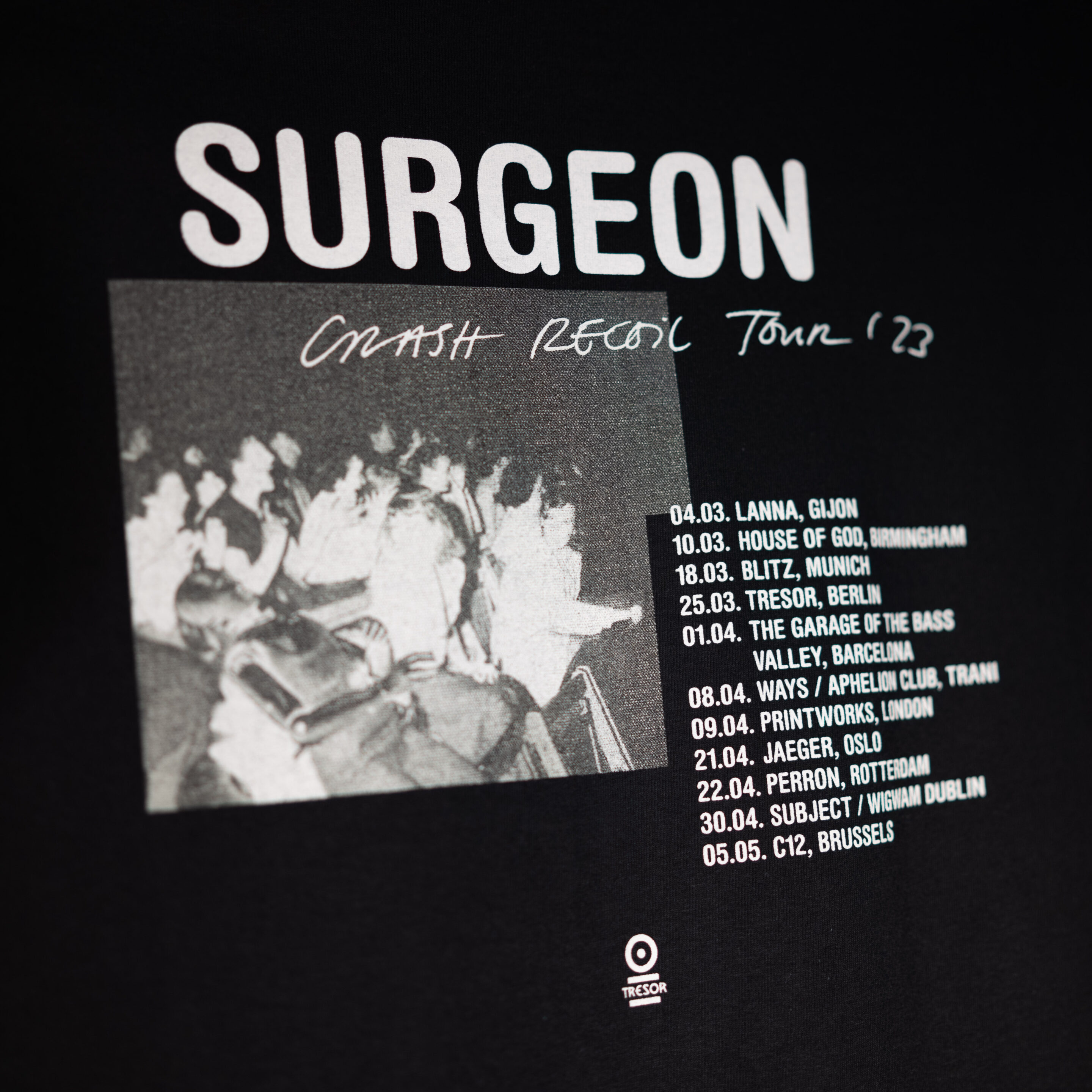 Surgeon Crash Recoil Tour Shirt | Tresor Berlin