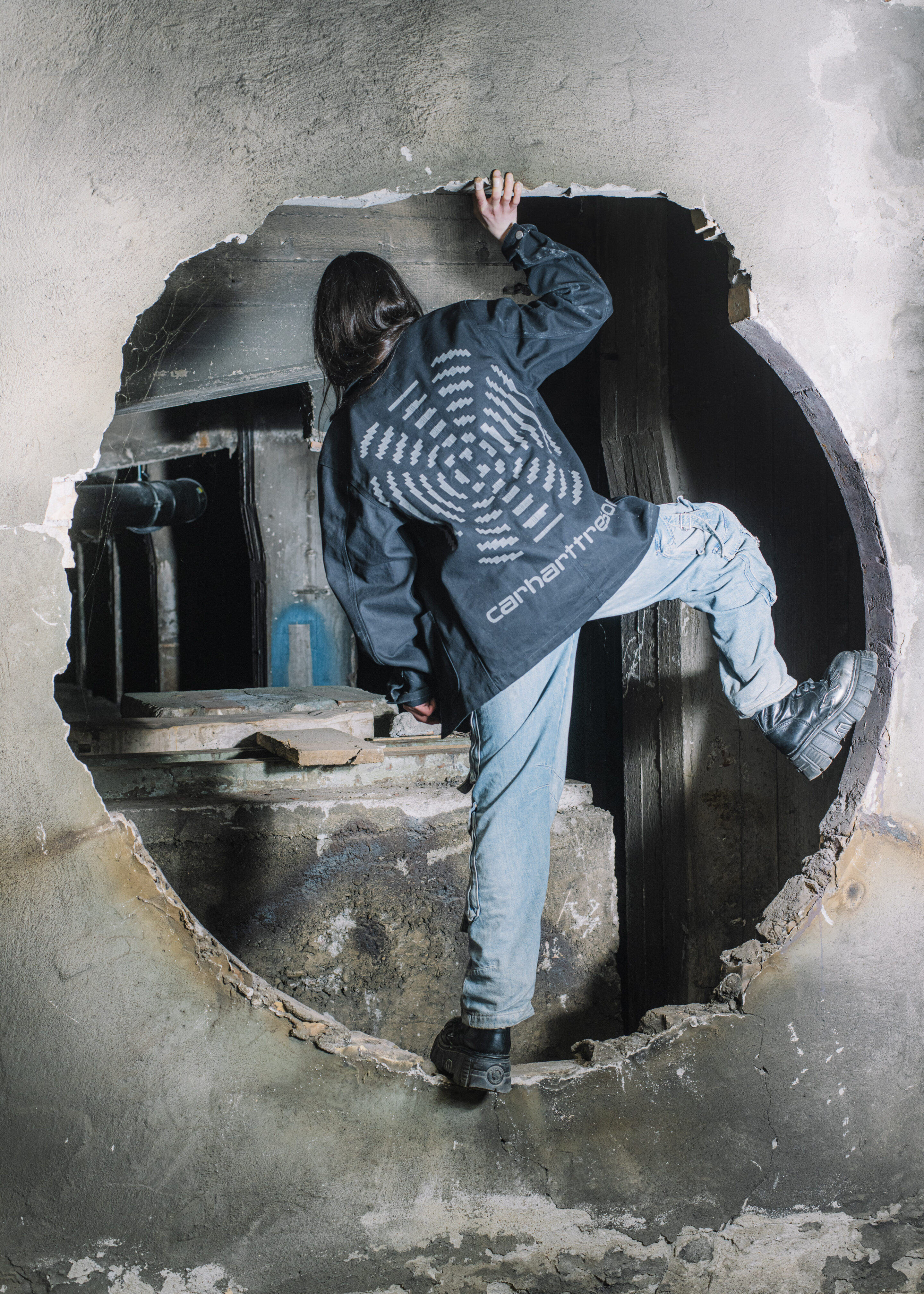 Way Of The Light Michigan Coat - Black/ Dark Grey Reflective