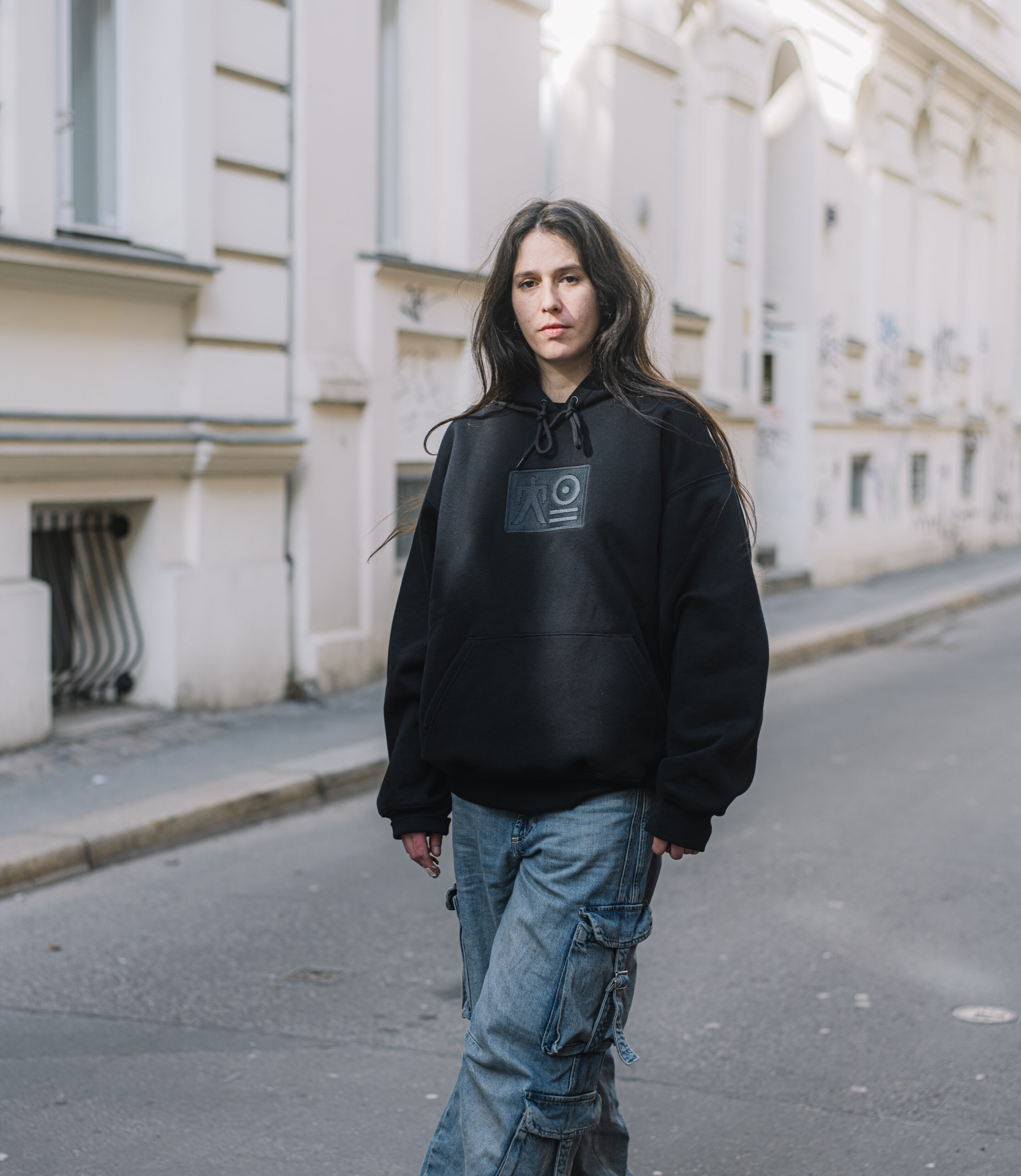 Basement Hooded Sweatshirt - Black/ Grey | Tresor Berlin