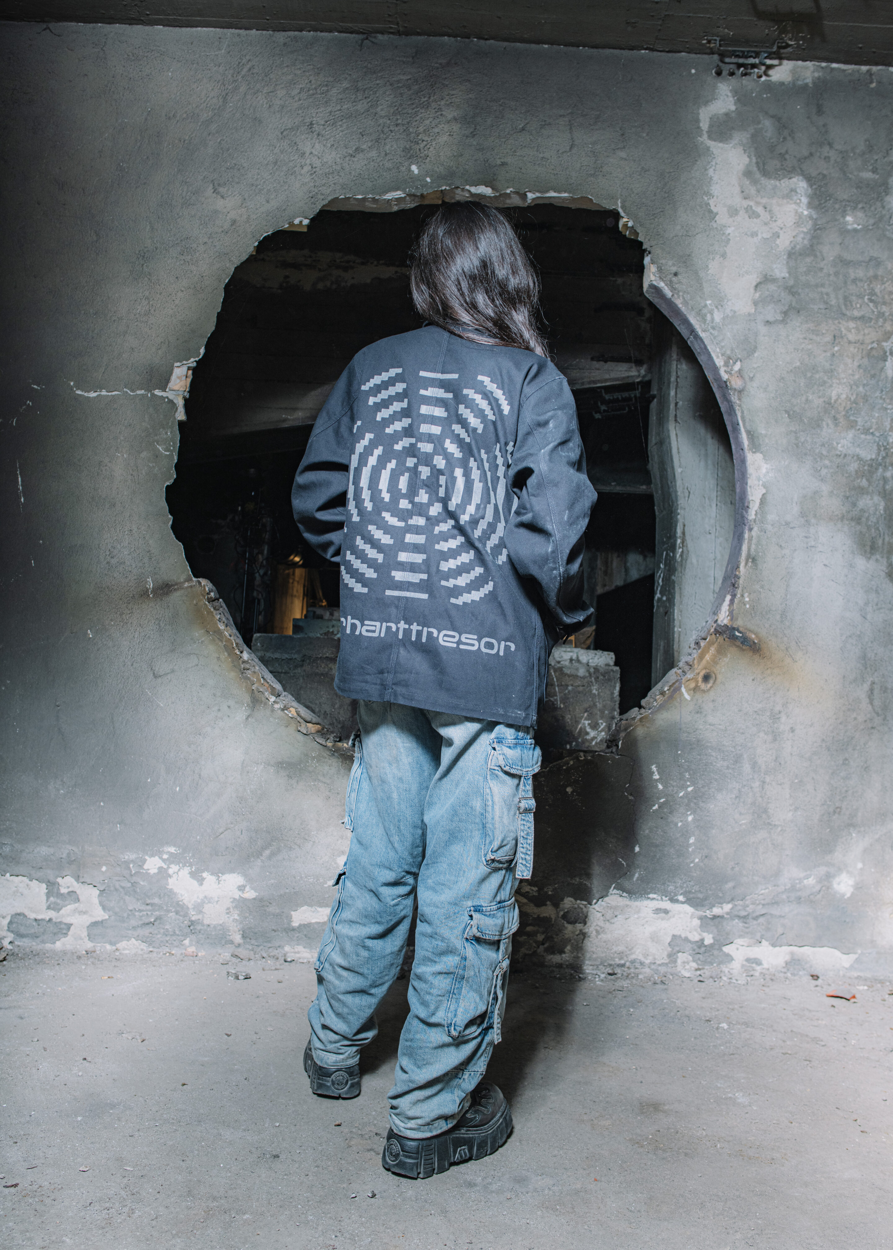 Way Of The Light Michigan Coat - Black/ Dark Grey Reflective